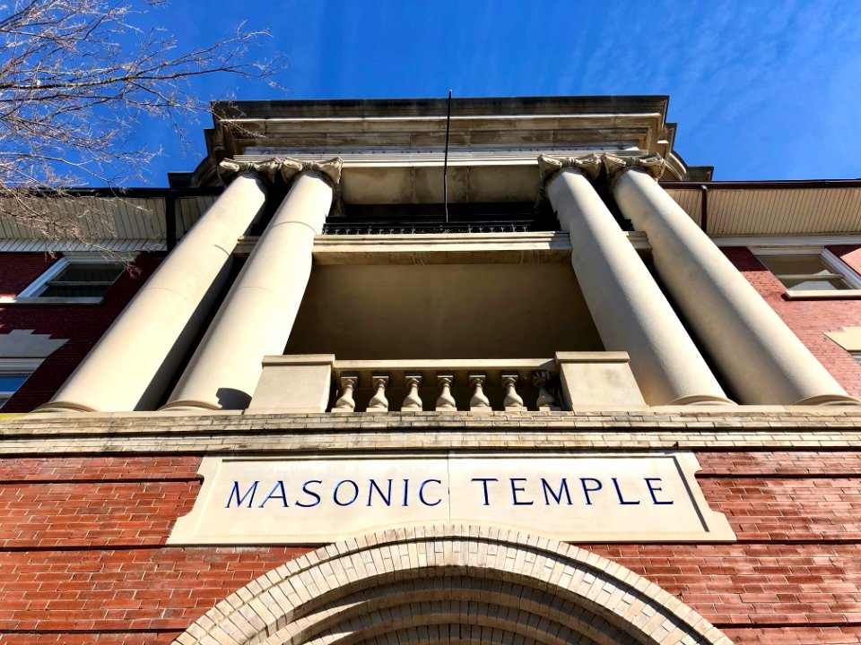 Front Facade, Asheville Masonic Temple/Scottish Rite Cathe… 