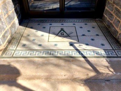 Entryway, Asheville Masonic Temple/Scottish Rite Cathedral… 