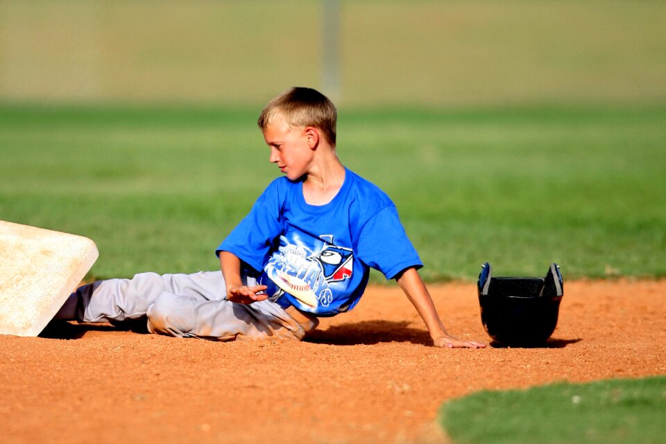 Second base action slide