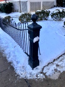 Gatepost, The Roanoke Apartments, Clifton, Cincinnati, OH 