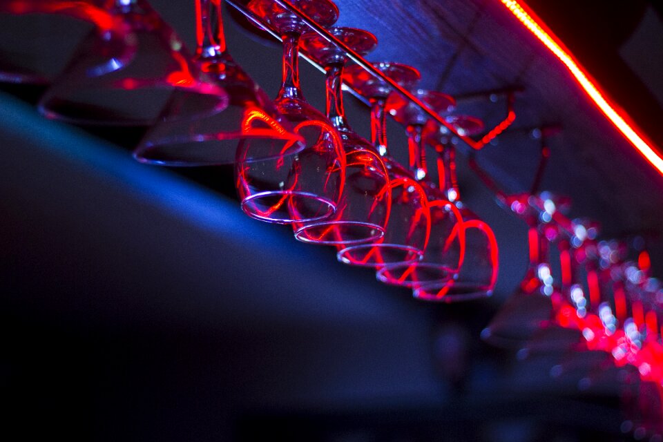 Bartender bottles alcohol