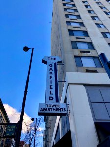 The Garfield Tower Apartments Sign, Cincinnati, OH 