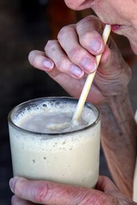 Caramel cocktail cream photo