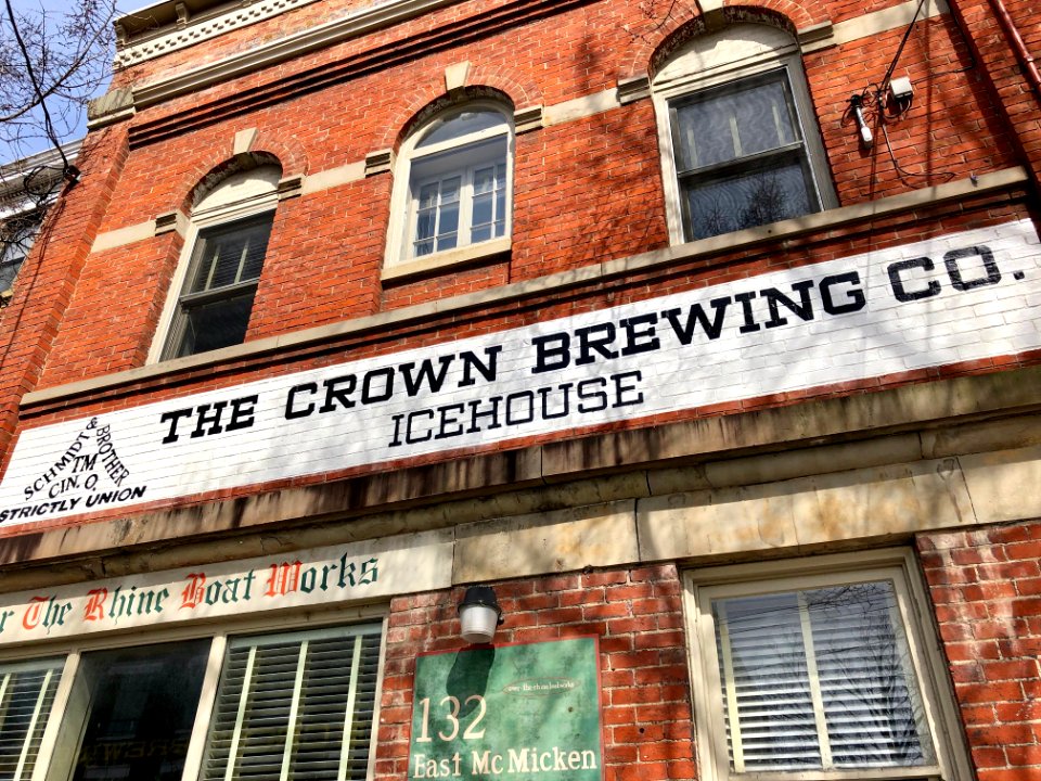Crown Brewing Company Sign, Over-the-Rhine, Cincinnati, OH… 