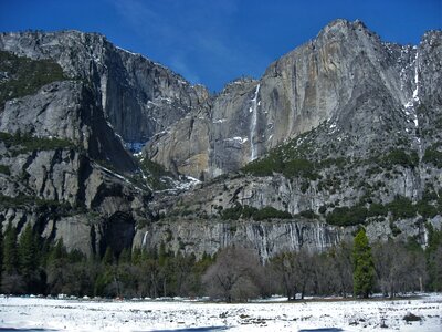 Snowmelt water spray
