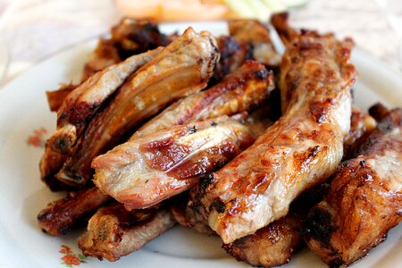 Shish kebab fried meat picnic