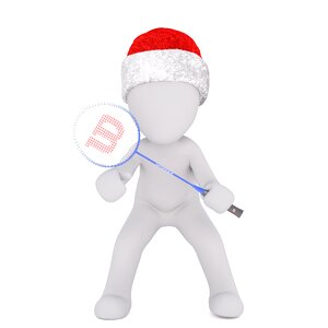 Christmas santa hat full body