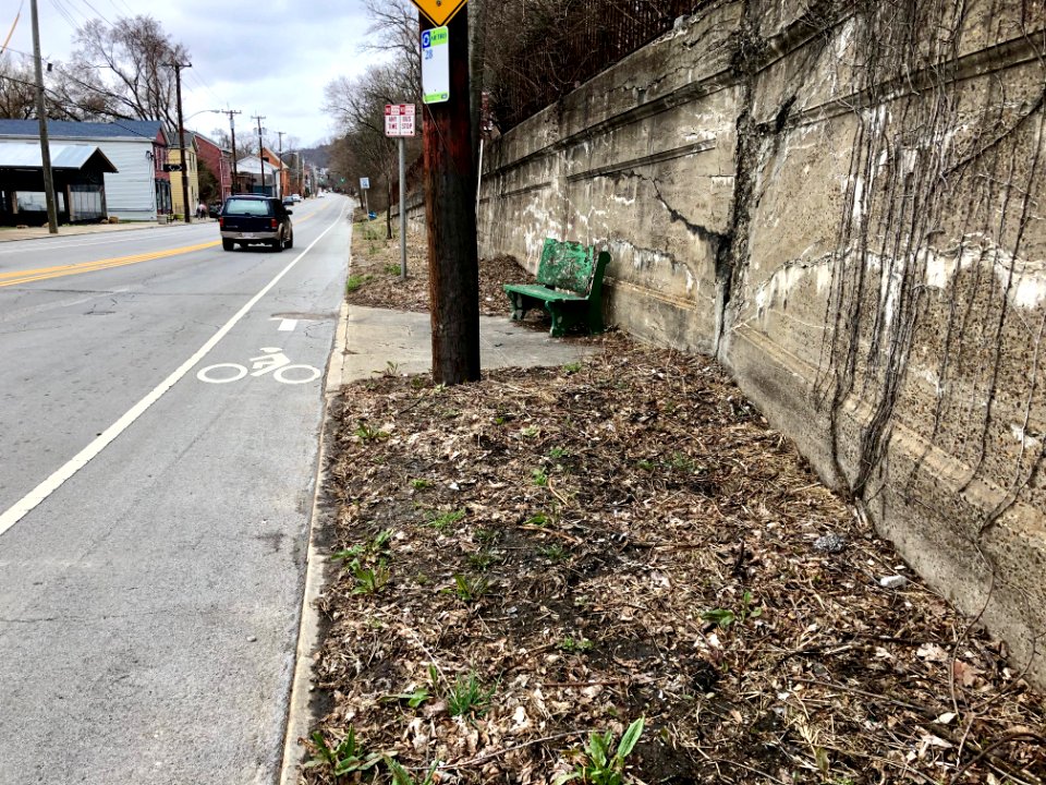 The Loneliest Bus Stop, Riverside Drive, East End, Cincinn… 