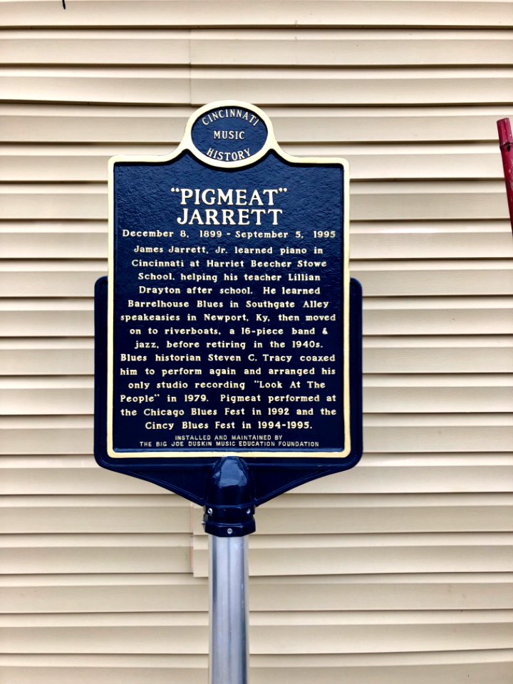 Pigmeat Jarrett Historical Marker, Columbia-Tusculum, Ci… 