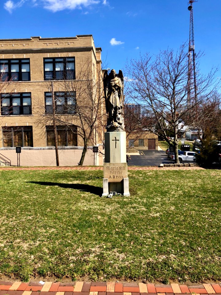 Angel Statue, Holy Family Catholic Church, East Price Hill… 