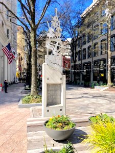 Fairlie-Poplar District Marker, Broad Street, Atlanta, GA 