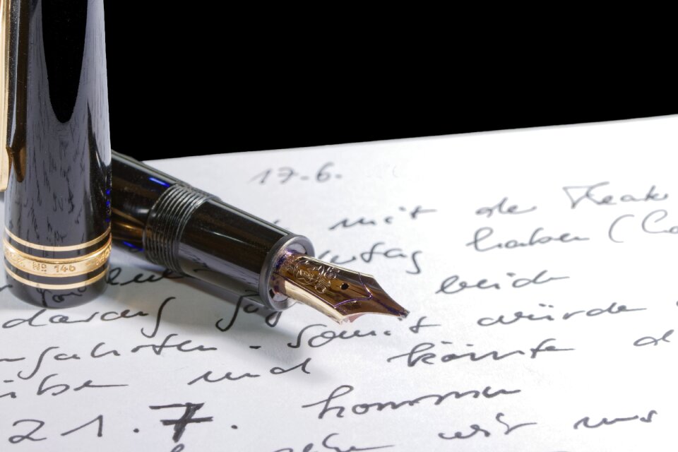 Master piece ink handwriting