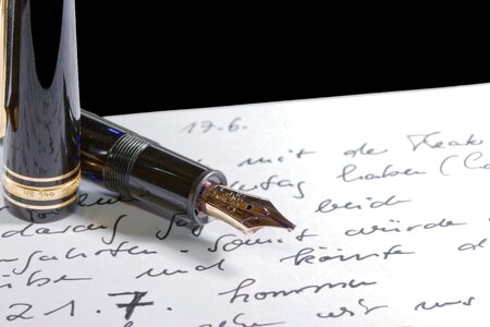 Master piece ink handwriting
