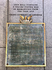 Historical Marker, Edgewood Avenue, Atlanta, GA 
