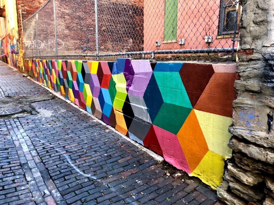 Mural, Bolivar Alley, Pendleton, Cincinnati, OH 