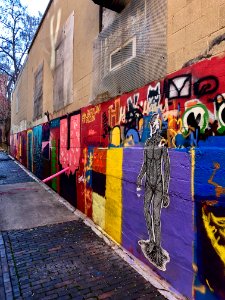 Mural, Bolivar Alley, Pendleton, Cincinnati, OH 