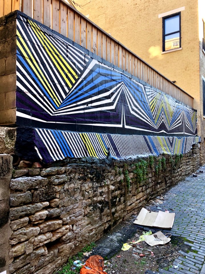 Mural, Bolivar Alley, Pendleton, Cincinnati, OH 