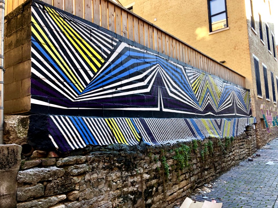 Mural, Bolivar Alley, Pendleton, Cincinnati, OH 