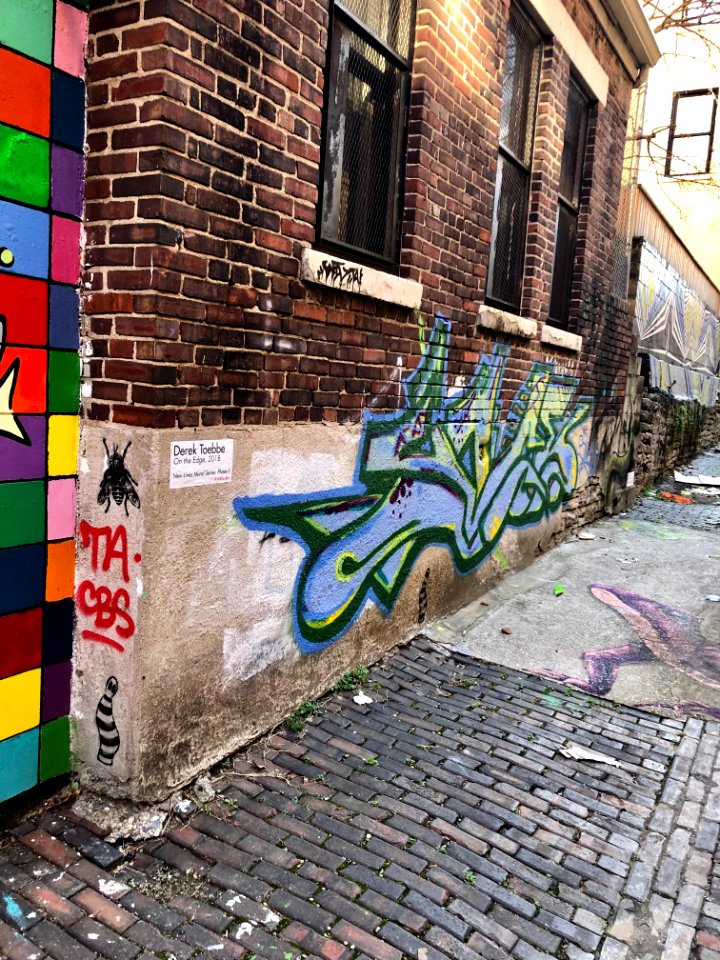 Mural, Bolivar Alley, Pendleton, Cincinnati, OH 
