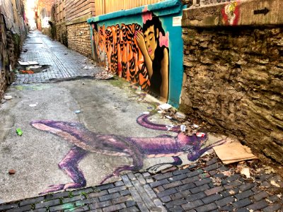 Mural, Bolivar Alley, Pendleton, Cincinnati, OH 