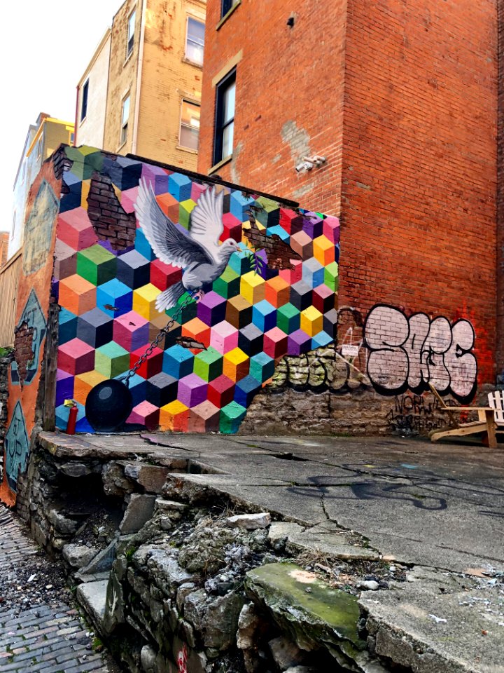 Mural, Bolivar Alley, Pendleton, Cincinnati, OH 