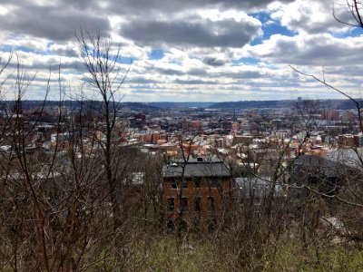 View from Dorsey Street, Mount Auburn, Cincinnati, OH 