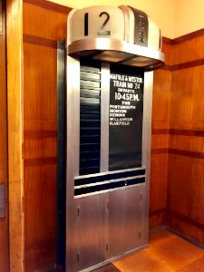 Old Concourse Gate Marker, Cincinnati Union Terminal, Quee… 