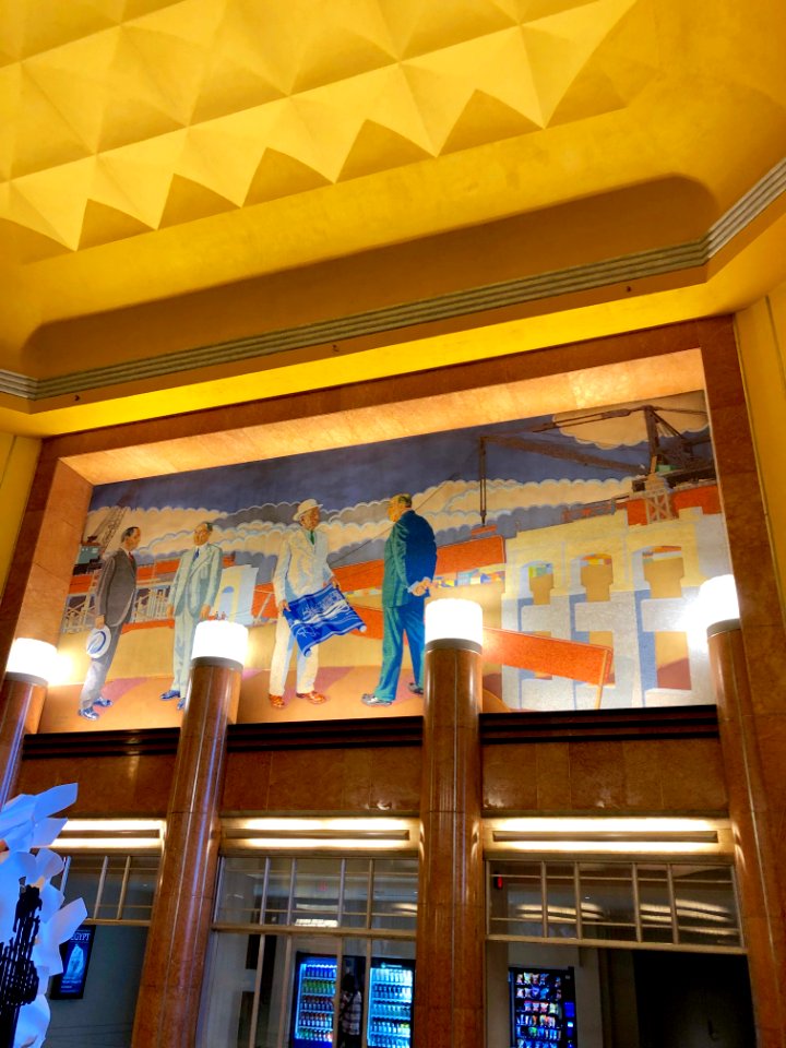 Union Terminal Construction Mosaic, Cincinnati Union Termi… 