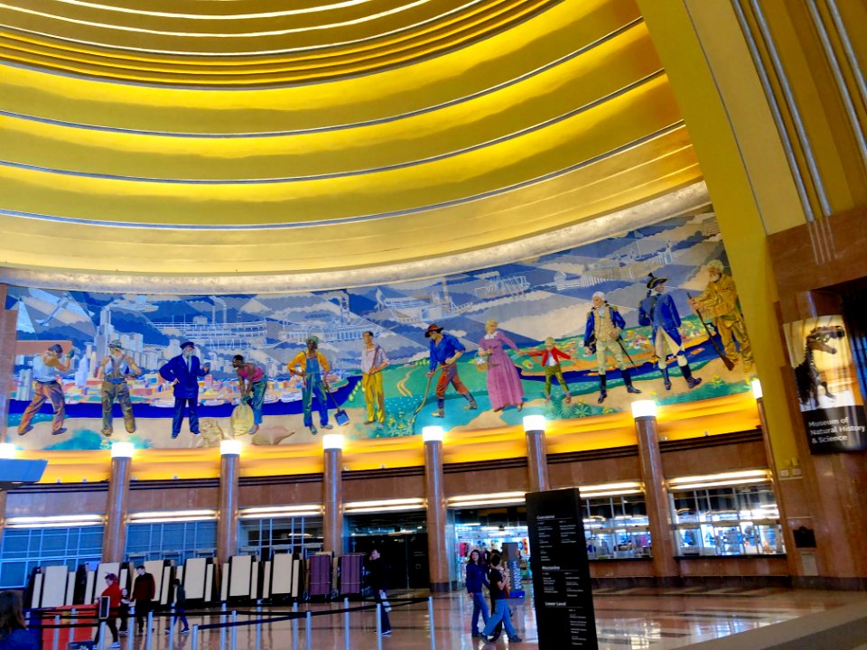 Rotunda Mosaics, Cincinnati Union Terminal, Queensgate, Ci… 