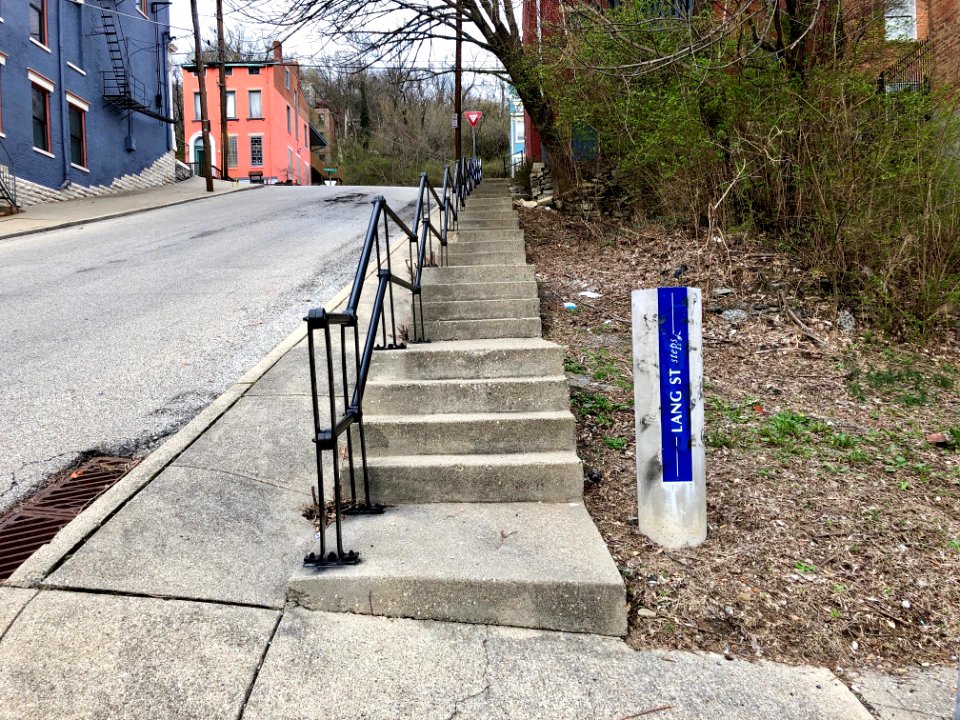 Lang Street Steps, Over-the-Rhine, Cincinnati, OH 