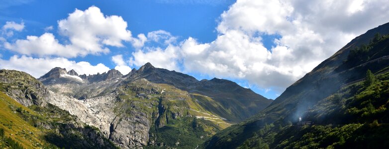 Alpine valais switzerland photo