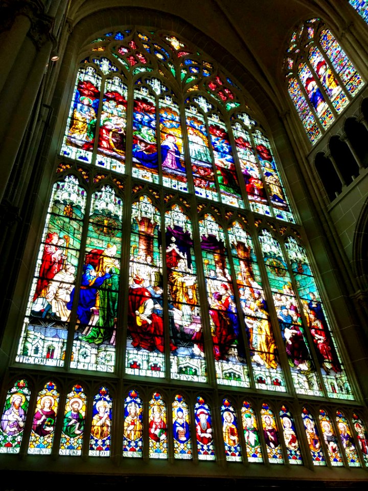 Stained Glass Windows, St. Mary's Cathedral Basilica of th… 