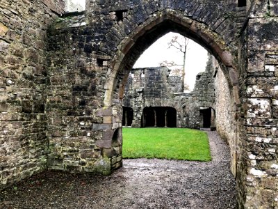 Cloister, Bective Abbey, Beigthigh, Éire 