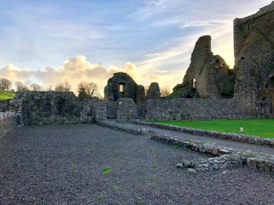Cloister, Hore Abbey, Caiseal, Éire 