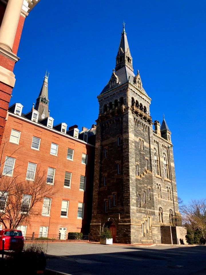 Healy Hall, Georgetown University, Georgetown, Washington,… 