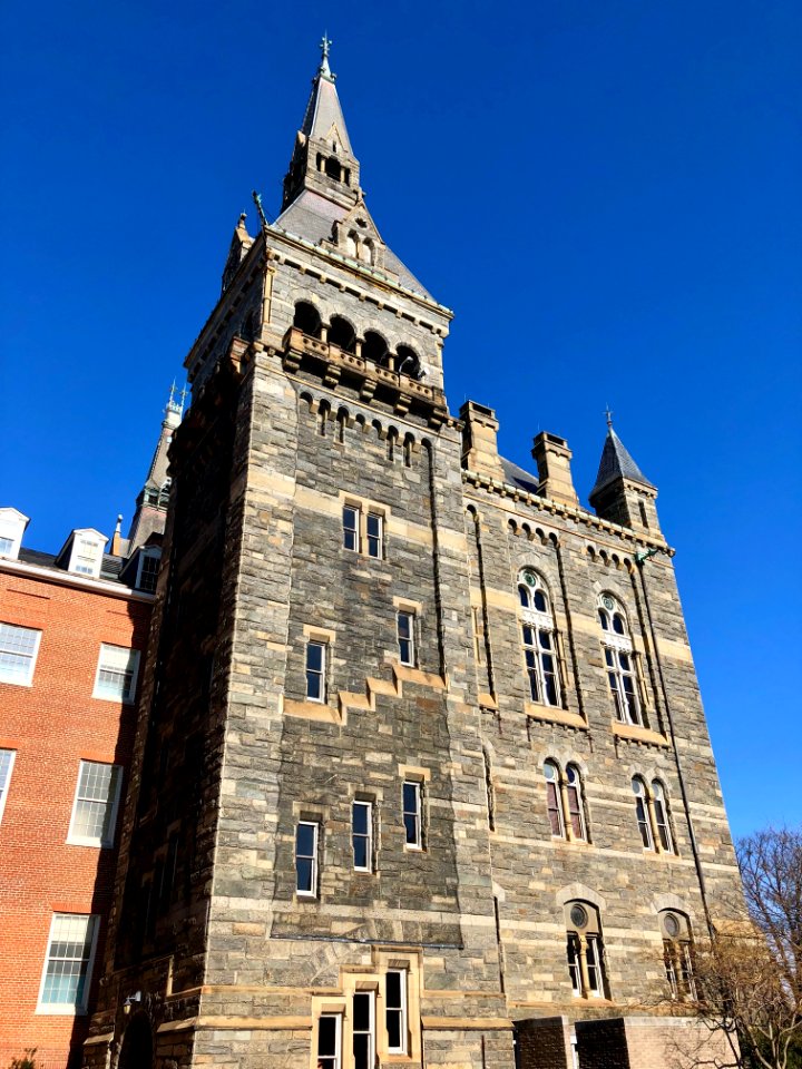 Healy Hall, Georgetown University, Georgetown, Washington,… 