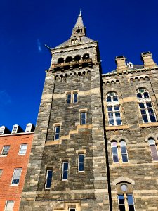 Healy Hall, Georgetown University, Georgetown, Washington,… 