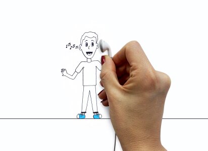 Volume drawing headset