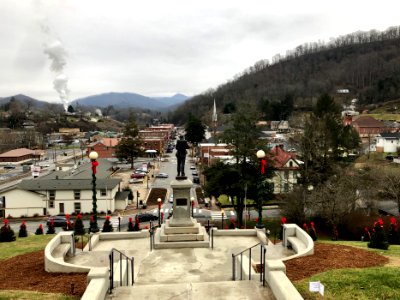 View from Courthouse, Sylva, NC 