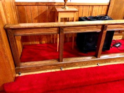 Sanctuary Prayer Rail, Sylva First United Methodist Church… 