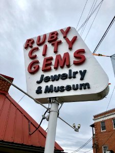 Ruby City Gems Sign, Franklin, NC 