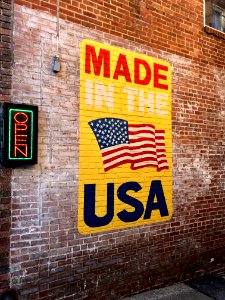 Made In The USA Sign, Brevard, NC 