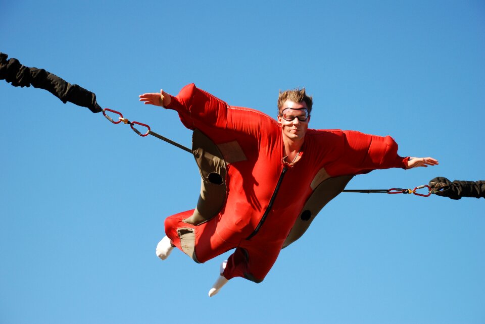 Show man-flying merry-go-round