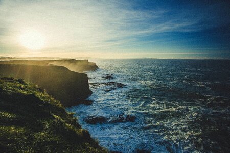Rocky coastline scenery scenic