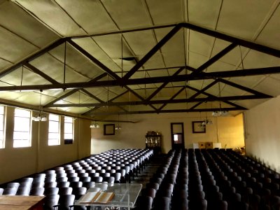 Auditorium, Old Fines Creek School, Fines Creek, NC 