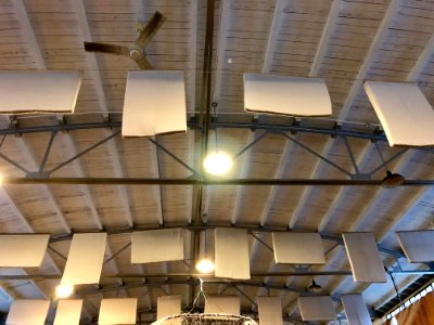 Ceiling, Gymnasium Building, Old Fines Creek School, Fines… 