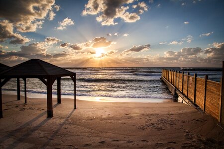 Sundown israel sky