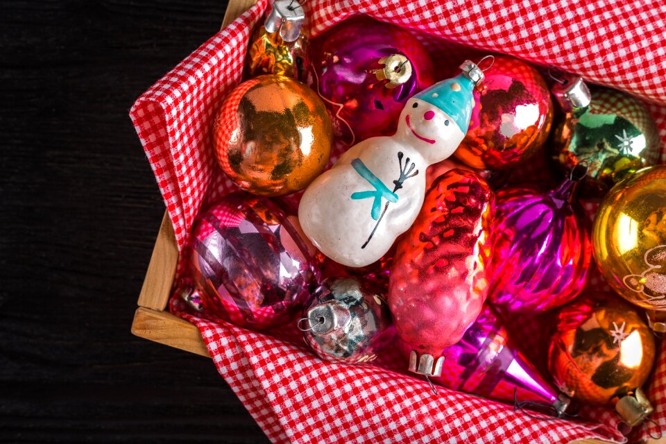 Holiday christmas tree ornament