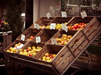 Red fruits food