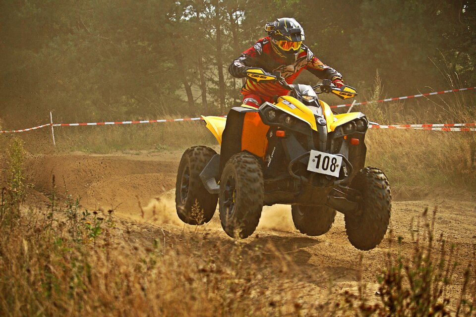 Atv motocross ride motorcycle sport